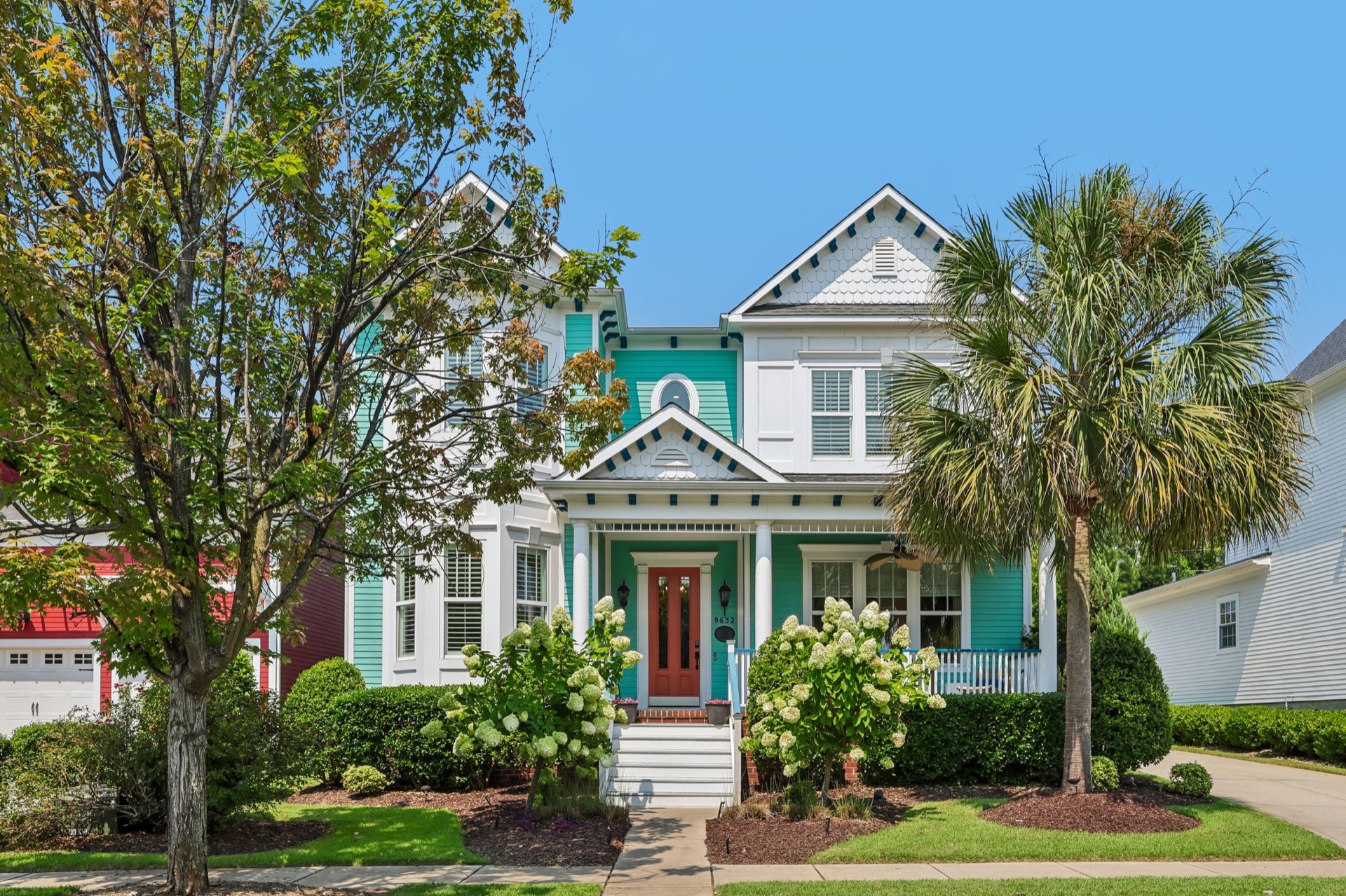 Front exterior of 9632 Cotton Stand Road — a Charleston-style home in Ardrey, Ballantyne